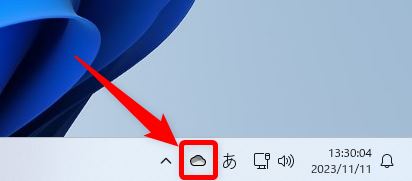 OneDrive の設定にアクセスします01